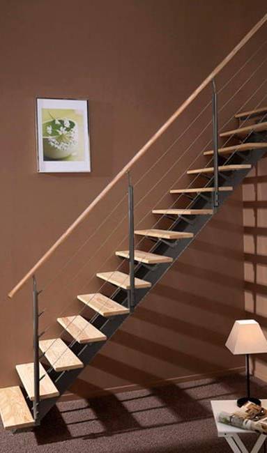 Bien choisir son escalier intérieur mixte en alu et bois - Le Raincy 93