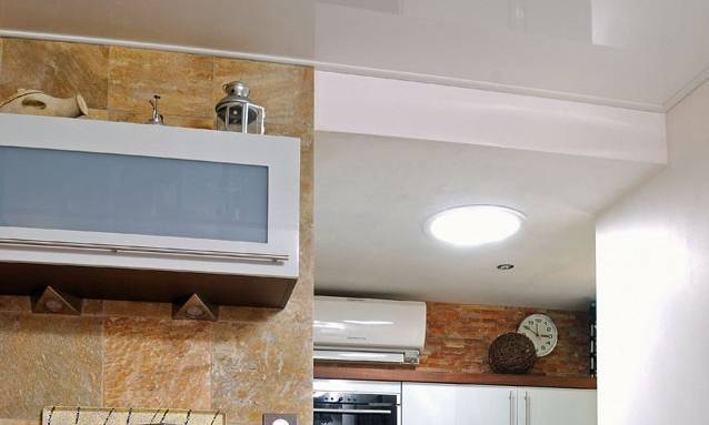 Conduit de lumière cuisine