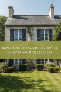 Ravalement de façade d’une maison à Vannes dans le Morbihan