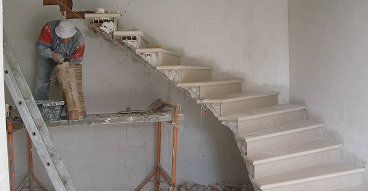 Construire un escalie suspendu