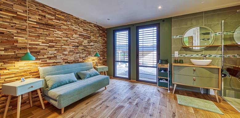 Chambre d'amis avec canapé convertible