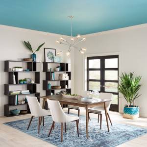 Plafond bleu
