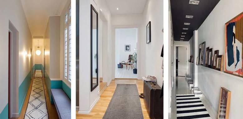 Couloirs sombres et longs astuces déco