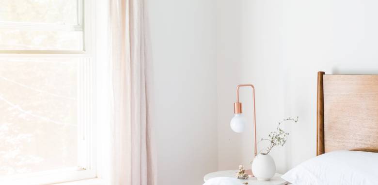 chambre total look blanc - Le chesnay