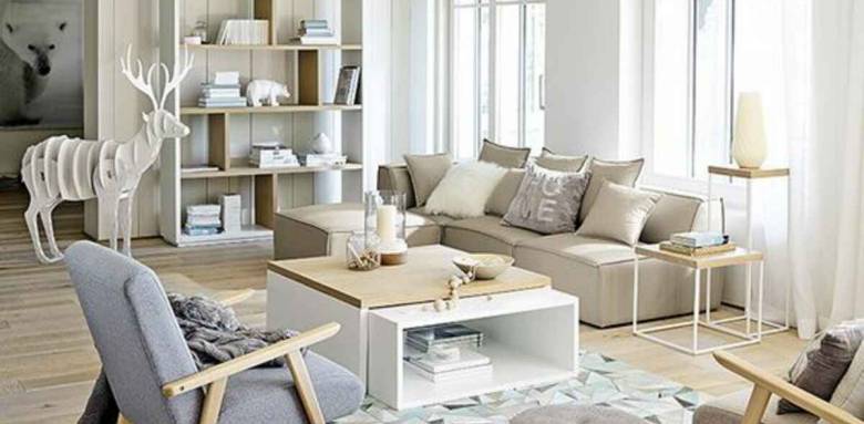 Esprit scandinave dans le salon