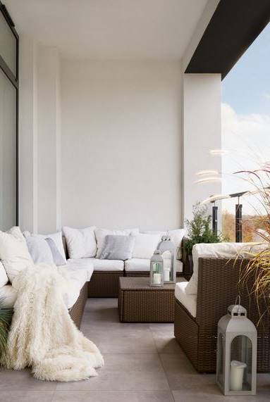 amenager loggia décoration