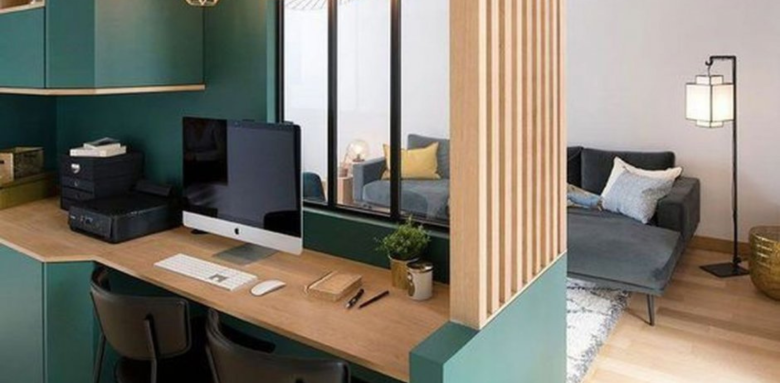Bureau coin salon