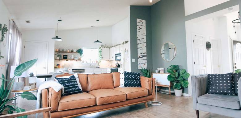 Salon dans une maison secondaire 