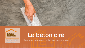 Application du béton ciré à Dreux : Une finition moderne et résistante pour sols et murs, réalisée par votre courtier en travaux de Dreux.