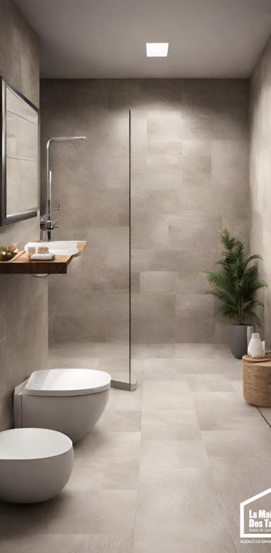Créer une salle de bain fonctionnelle et élégante La Maison des Travaux Vannes