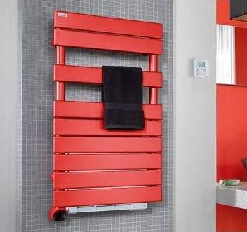 Mini sèche serviettes rouge avec souffleur -Acova