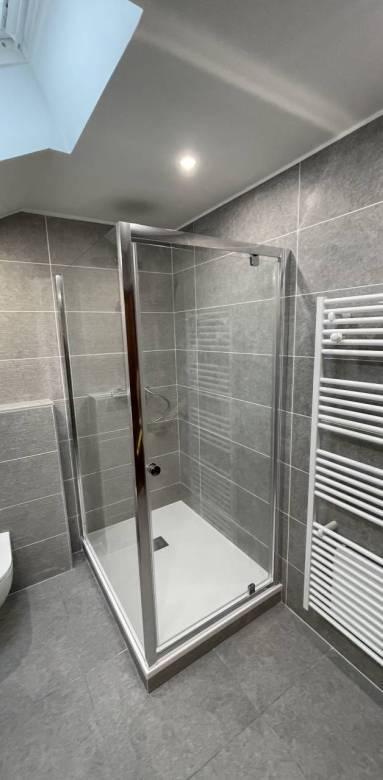 porte de douche en verre