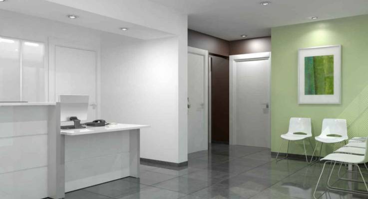 Caen - Salle d'attente d'un cabinet médical