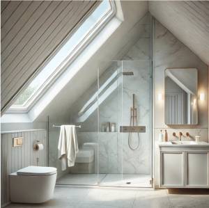 Salle de bain sous pente