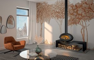  poêle à bois ou cheminée 