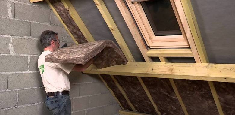 Isolation toiture intérieure entre chevrons