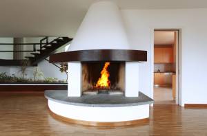 cheminée foyer ouvert