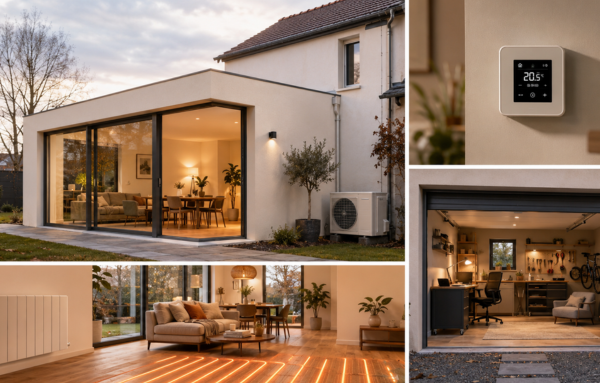 Chauffage extension maison Cenon
