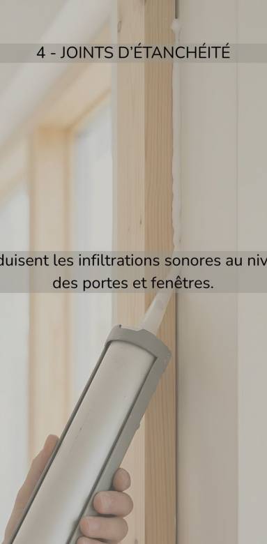 Réduire le bruit en réalisant des joints d'étanchéité sur Carnoux en Provence 