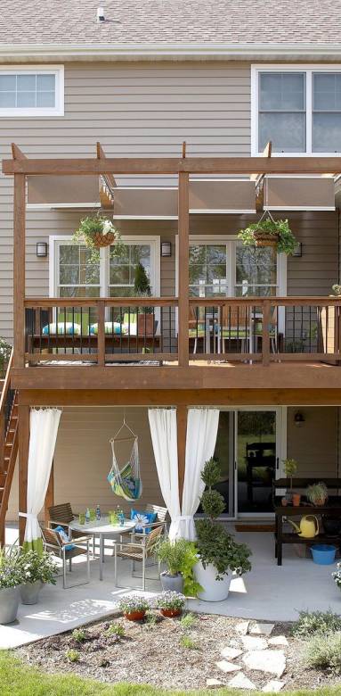terrasse en pilotis 