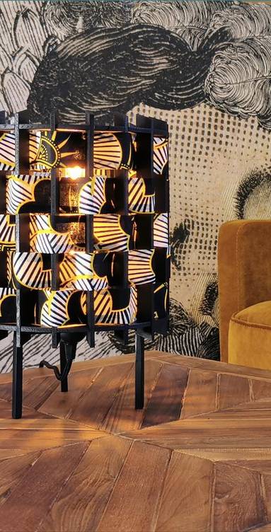 Mobilier avec tissus wax