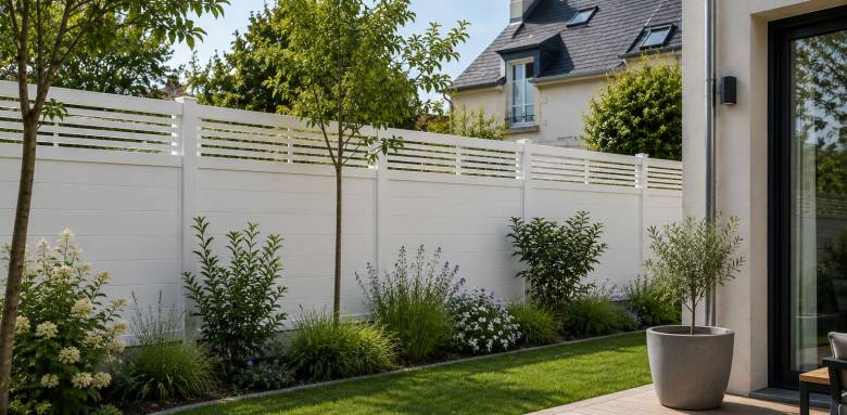 Installation d'une clôture en PVC - Nantes 44000 44200