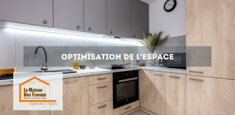 Optimisation de l’espace : Gagnez en confort et en rangement avec des solutions ingénieuses pour une cuisine moderne et pratique.