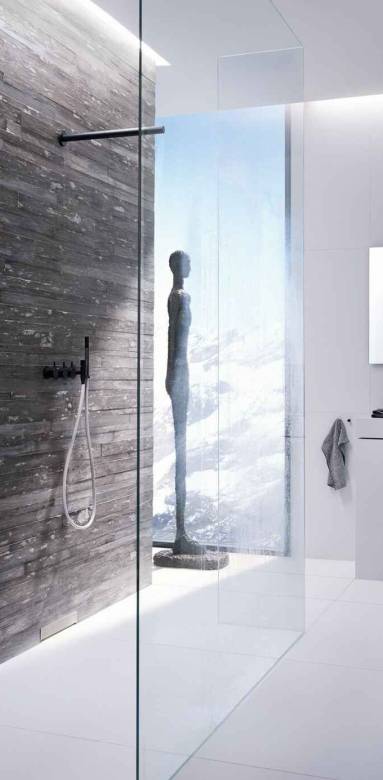Douche à l'italienne