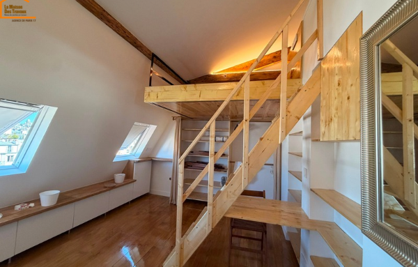  Ouverture de combles à Paris 17 et 18  La Maison des Travaux
