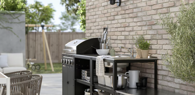 Une cuisine d'été en kit