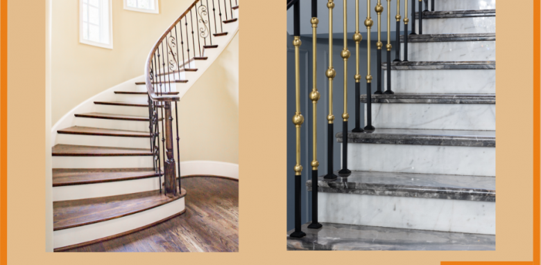 Rampe d'escaliers classique