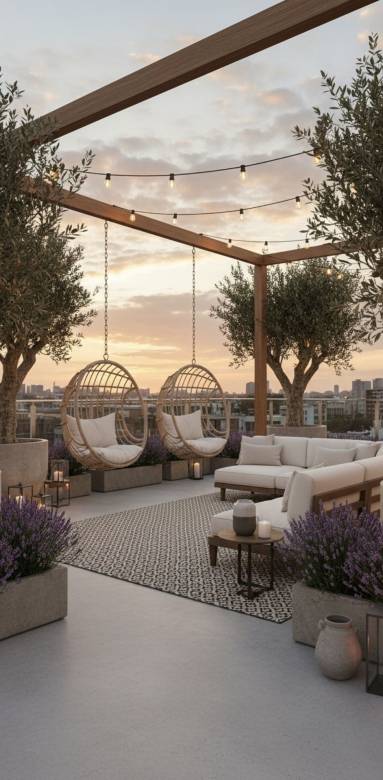 Outdoor living room rénovation Hazebrouck