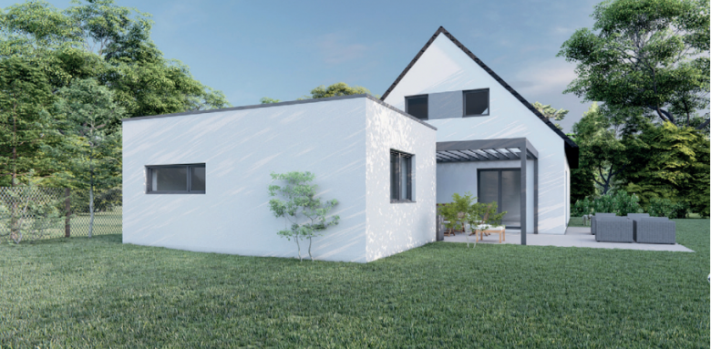 Vue 3D pour aider le client à se projeter 