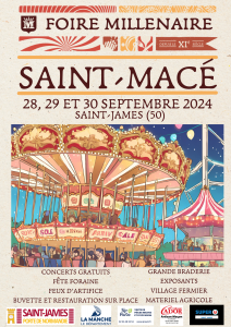 📅 La Maison Des Travaux d’Avranches sera présente à la Foire de St James le 28, 29 et 30 septembre ! 🎉