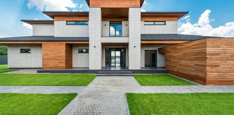 Bardage en bois pour une maison très moderne