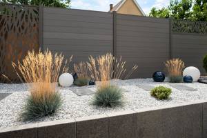 Clôture aluminium découpe laser mitoyenne