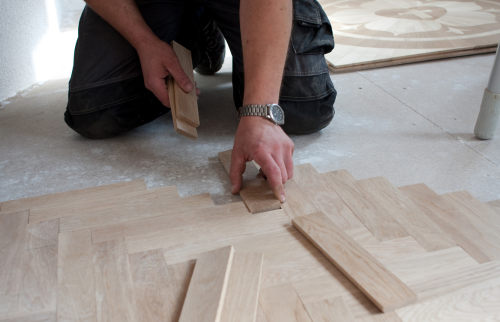 Pose de parquet 