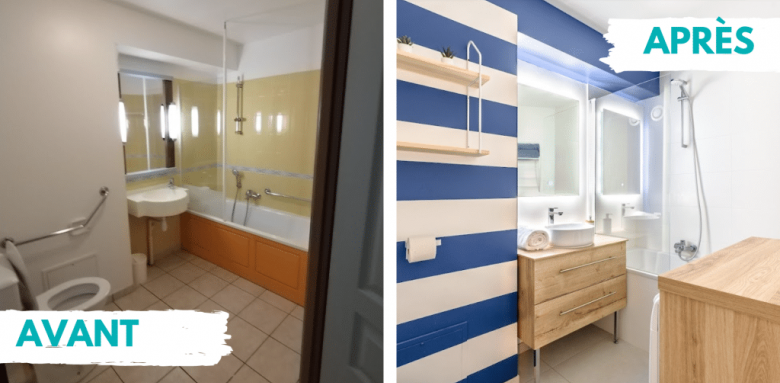 Rénovation de salle de bain dans une résidence secondaire