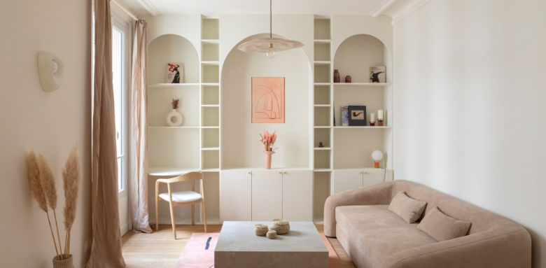 Optimiser espace perdu salon avec un bureau