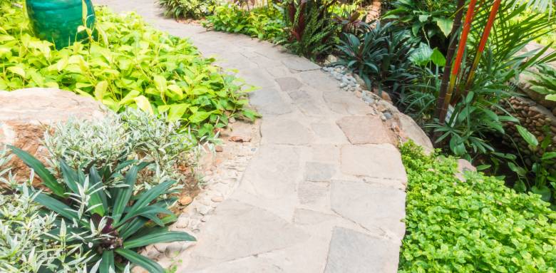 Les différents types d'allées de jardin