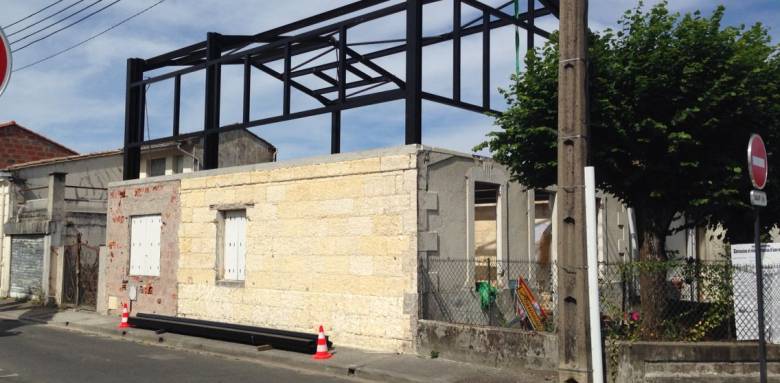 Travaux de construction d'une surélévation en acier - Nantes 44