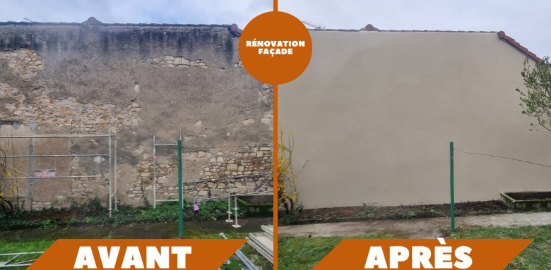 Avant après façade