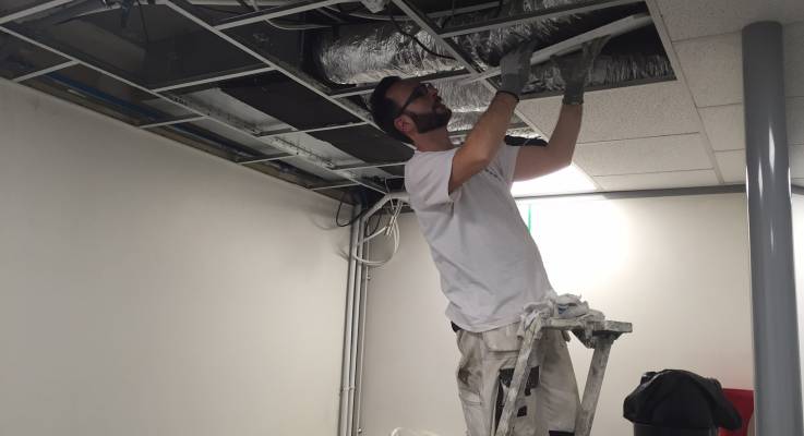 Réagencement et rénovation de bureaux professionnels dans l’Aube travaux