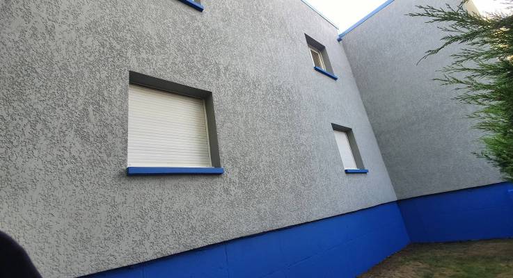 Rénovation de façade sur locaux professionnels après travaux - Brie-Comte-Robert 77170