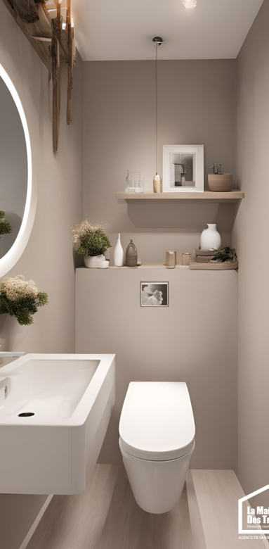 Décoration couleurs toilettes