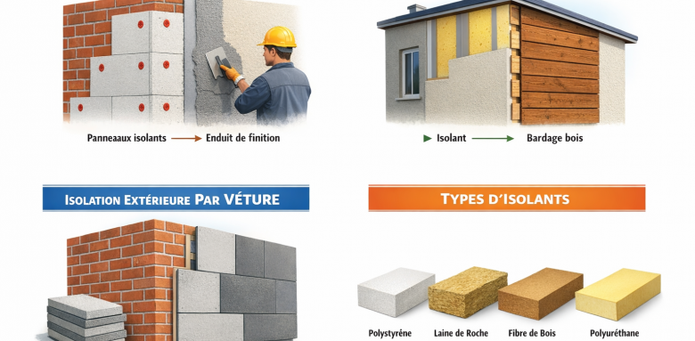 Différents types d'ITE