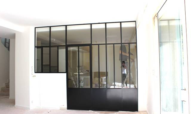 une verrière d'atelier sur mesure dans l'Essonne