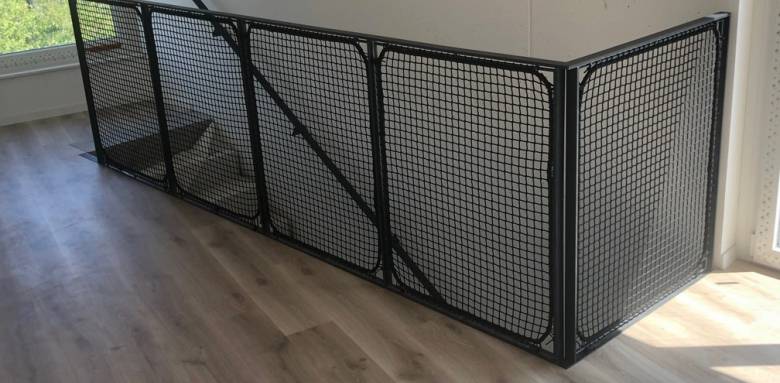 Garde-corps avec filet