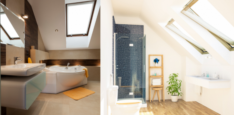 Salles de bain sous combles 