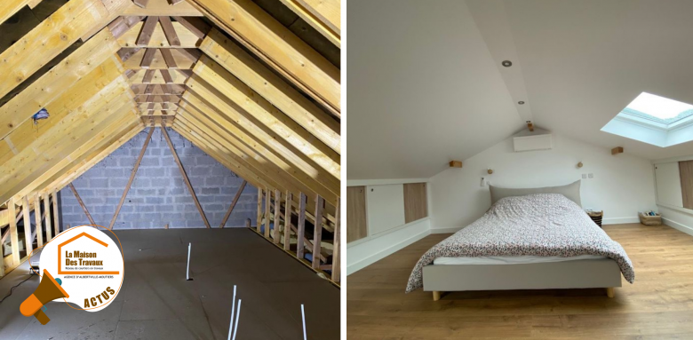 amenagement combles, travaux combles savoie, savoie, courtiers en travaux, travaux, combles perdus, rénovation, isolation toit, toiture, espace perdu